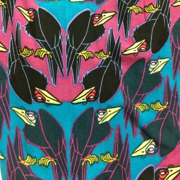 Raven storm Leggings • Electric Purple & Midnight Blu - Picture 1 of 2